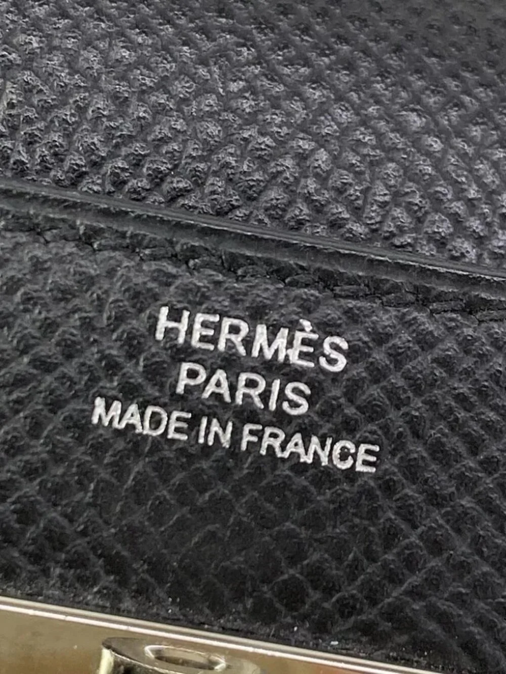 HERMES Kelly Wallet Long - Black Veau Epsom Y Long Wallet - Picture 6 of 13